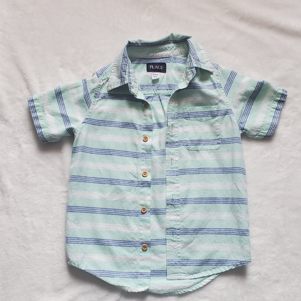 Plaid button down shirt